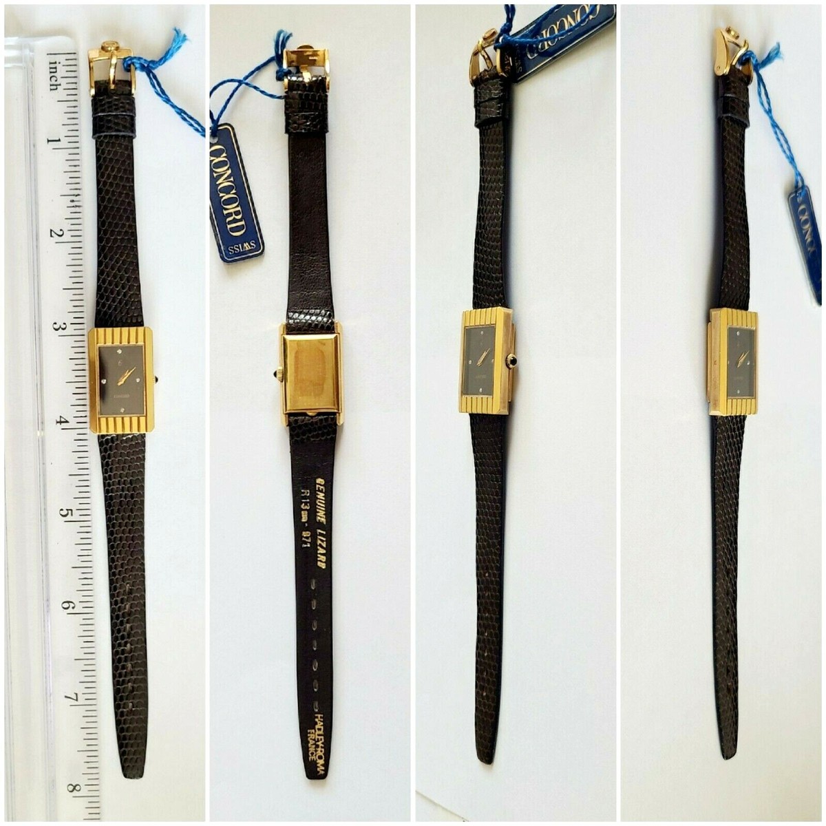 Ladies Vintage CONCORD 18K Yellow Gold & Diamond Winding Watch | eBay