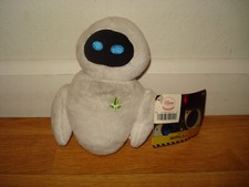Disney Store Exclusive Pixar Wall-E Eve Rotating Head 6  Plush. Dirty/Dusty. NWT