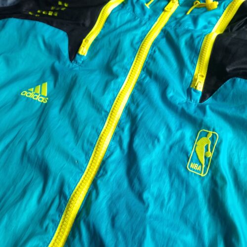 *RARE* Adidas x NBA Windbreaker Green Lightweight Jacket 2009 | Size XL | VGC - Picture 3 of 9