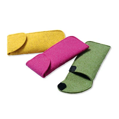 VICTORIA Brillenetui aus Filz Etui Lesebrille Lesehilfe Brille Sonnenbrille Neu