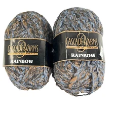 Cascade Yarns Rainbow 100% Pima Cotton Lot of 2 #151535 Peru Original Package