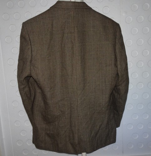 CHAPS Classic-Fit 100% Wool Sport Blazer / Jacket Size 46 Regular Beige 46R ** - Picture 4 of 6