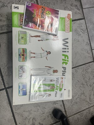 Wii Fit Plus Balance Board Bundle - Tested CIB W/ Original Box + Packaging - Wii