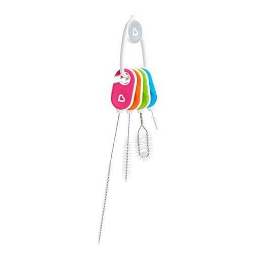  Bottle and Cup Cleaning Brush 4 Piece Set with Key Ring 