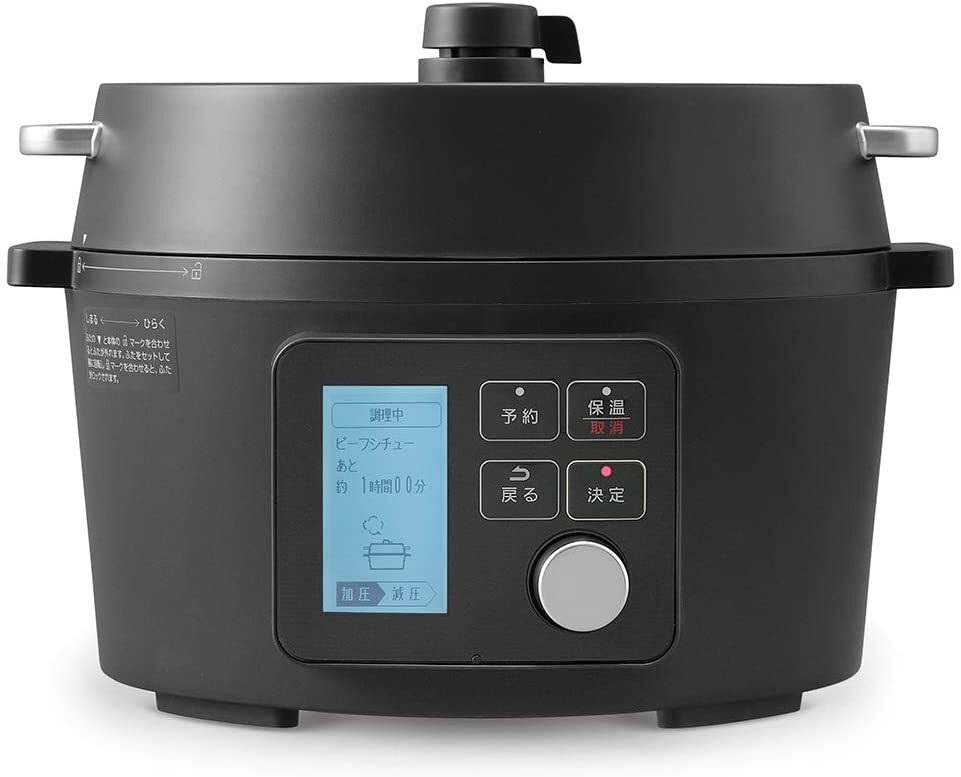 Iris Ohyama Electric Pressure Pot4.0L PMPCMA4B Highest Output 1000W