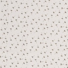 Musselinstoff goldene Pusteblume, weiß