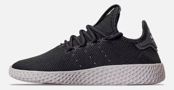 adidas Mens Pharrell Williams Tennis Hu Shoes in Black and White