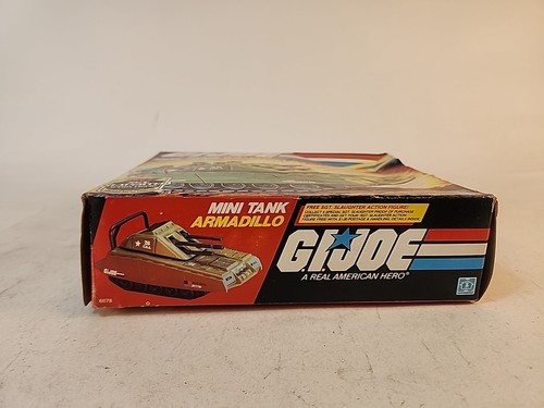G.I. JOE 1985 MINI CARRO ARMATO ARMADILLO ARAH Hasbro vintage con scatola - Foto 5 di 13