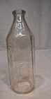 Vintage Pyrex Glass Baby Nursing Bottle 8 oz / six-sided shape — photo 1
