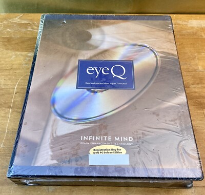 EYE Q INFINITE MIND BRAIN ENHANCEMENT TECHNOLOGY w REGISTRATION KEY -NEW- SEALED