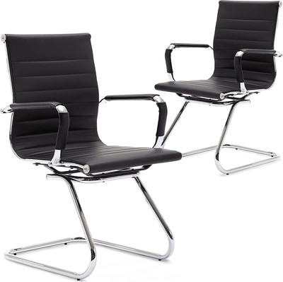 Office Guest Chairs, 2 Pack Reception Chairs for Waiting Room/Conference Room, w