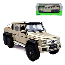 Welly 1 24 Mercedes Benz G63 Amg 6x6 Diecast Metal Model Car Gold
