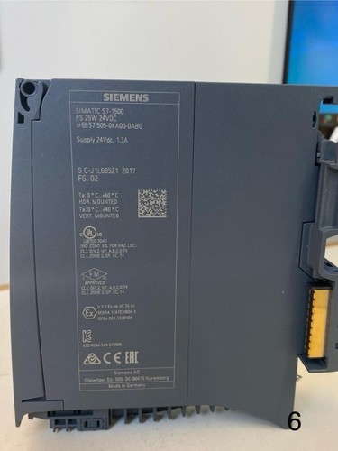 SIMATIC S7-1500, PS 25W 24VDC ( 6ES7505-0KA00-0AB0 ) - Bild 2 von 2