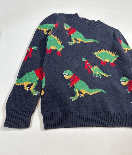 Tucker + Tate Dinosaur Knit Sweater Youth Size 7 - Picture 3 of 9