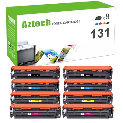 8PK CF210X CF210A 131X Set Toner for HP LaserJet Pro 200 Color MFP M276nw M251nw