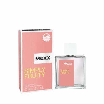 Mexx Simply Fruity A Bright Fruity Citrus Scent Eau De Toilette Spray 1.6oz NIB