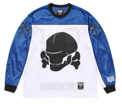 Supreme x Bounty Hunter Mesh Moto Jersey White Small | eBay