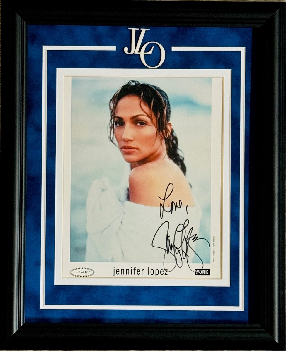 Jennifer Lopez Autographed 8x10 Framed Photo (JSA) | eBay