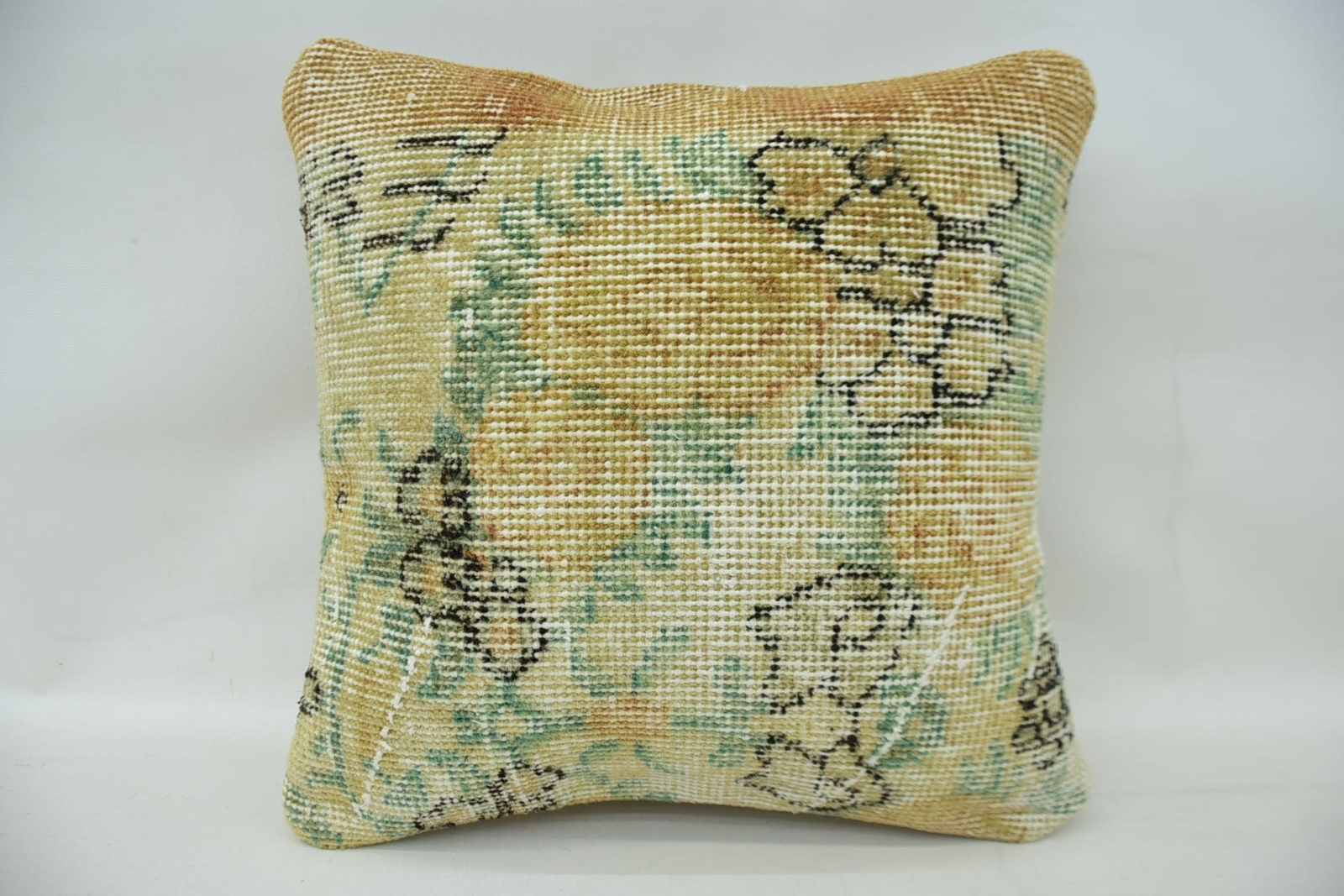 Almohadas Kilim, estuche cojín beige de 16