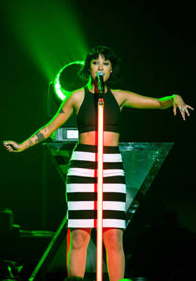 Aino Jawo of Icona PopIcona Pop at The Palace of Auburn Hills on- 2014 Photo