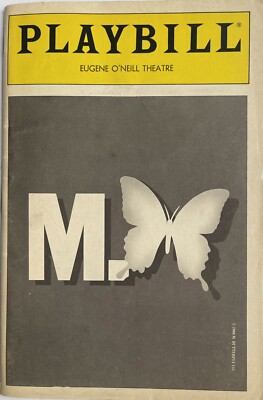 M. Butterfly - Broadway Playbill - Apr 1989 - John Rubinstein, B. D. Wong