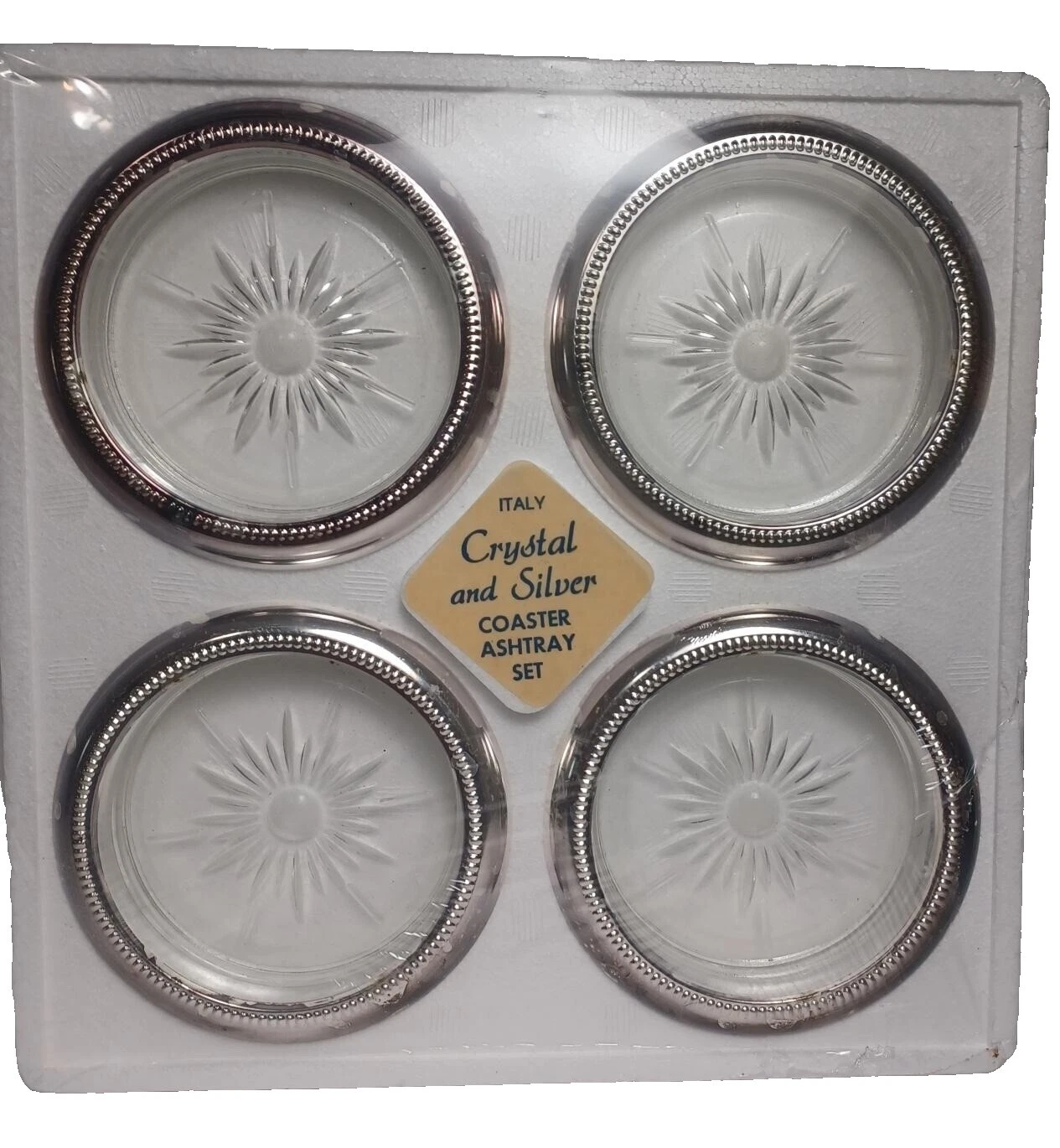 Leonard Silverplate Coasters