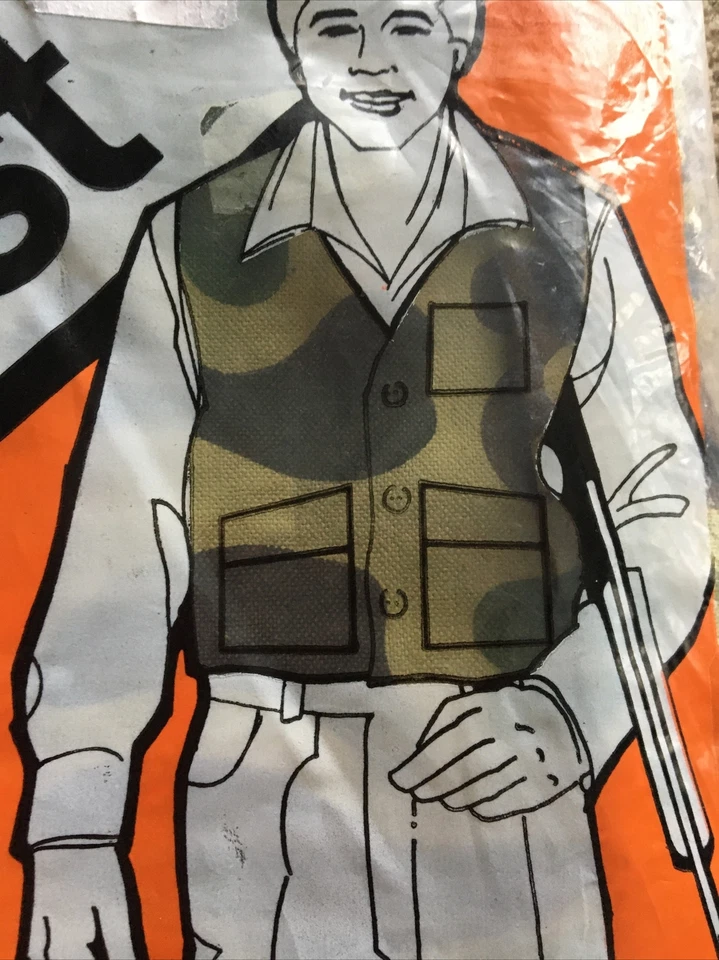 Vintage Seaway Tracker Camouflage Hunter Vest L Game Pouch Pheasant Bird Hunting - Image 3 of 4