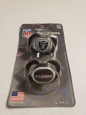 NFL Las Vegas Raiders Baby Pacifier Set OF TWO