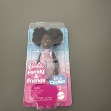 Image of New Release Barbie Family & Friends, Club Chelsea Doll Black Curly Hair Mattel