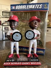 PHILADELPHIA PHILLIES Ryan Howard & Jimmy Rollins MLB Dual MVPs Bobblehead NIB!