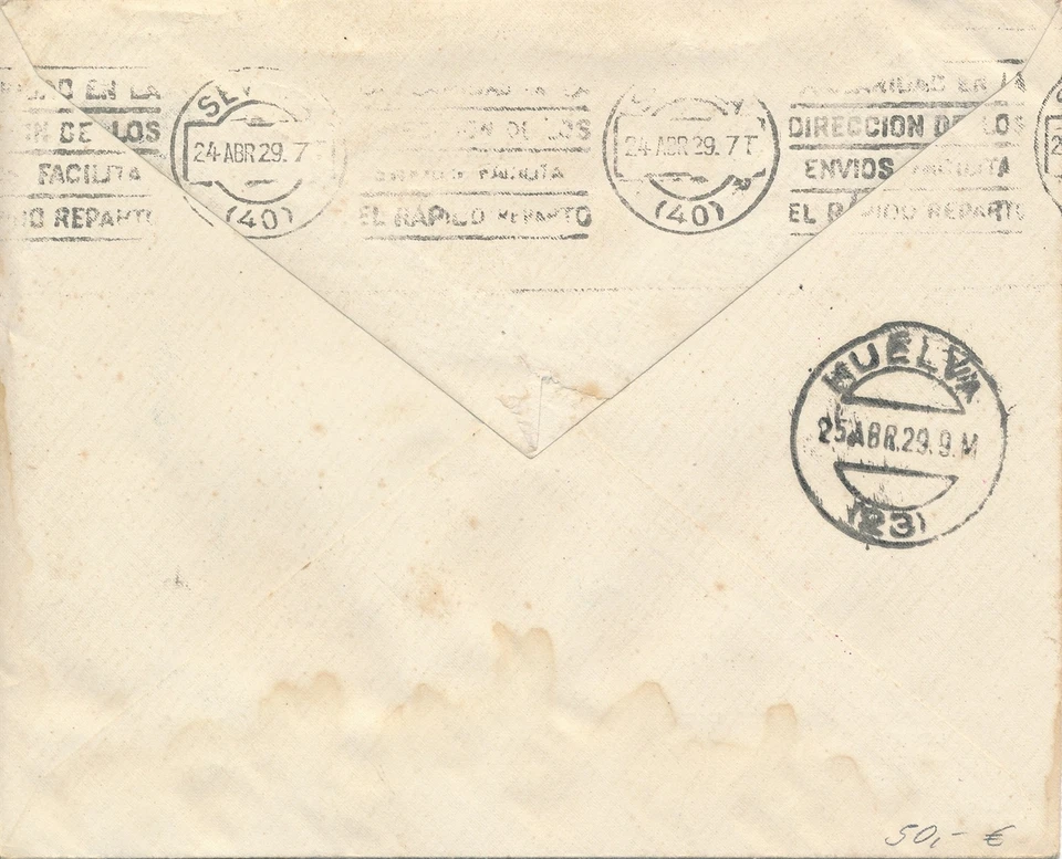 Cover Zeppelin 1929 Airship Spain Heulva Sieger Mediterraneanfahrt LZ 127 Foto 2 de 2