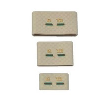 3x Clipper Grips 3 Different Size Beige Slip