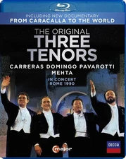 The Three Tenors - The Original Three Tenors in Concert, Rome 1990 [New Blu-ray]
