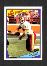 1984 TOPPS FOOTBALL SET-BREAK # 5 JOHN RIGGINS 83' R.B. REDSKINS HOF EX-MT