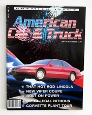 American Car & Truck Magazine Premier Issue, Vol. 1 No. 1, 1993