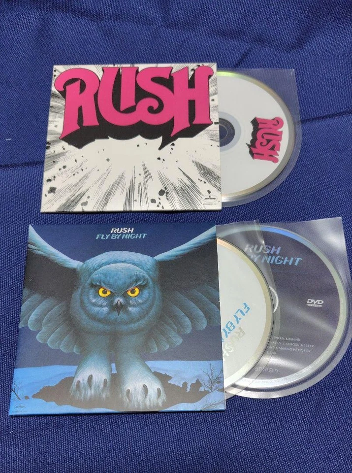 Rush Sector 1 5Cd + 1Dvd Box Set Progressive Rock Music Collection Remastered Foto 4 de 4