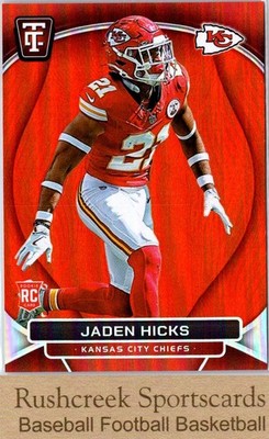 2024 Panini Totally Certified #129 Jaden Hicks /99 RC Mirror Platinum Orange
