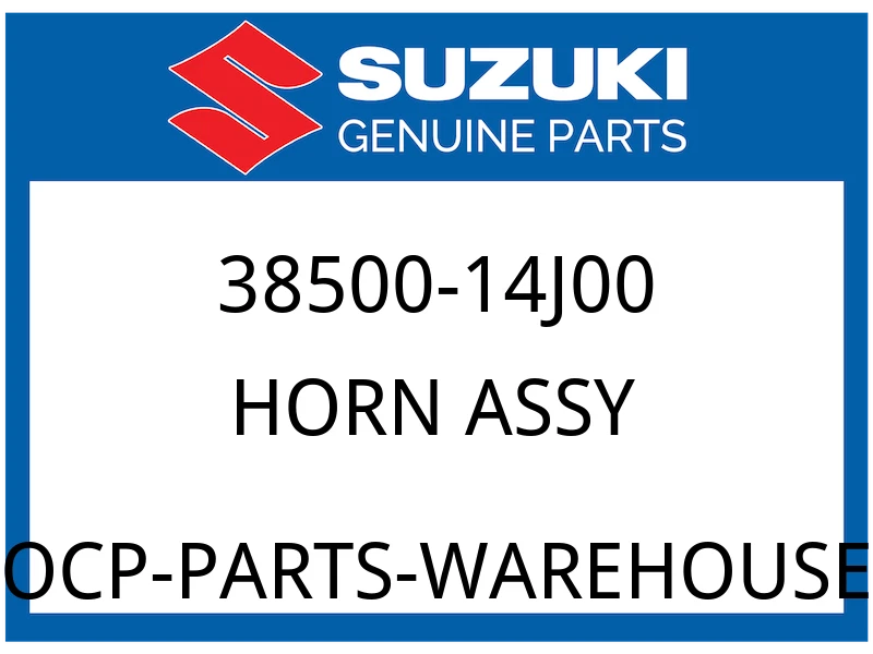 Suzuki OEM Part 38500-14J00 HORN ASSY