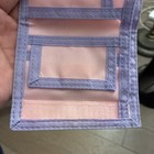 Vintage 1984 Smurfette skating wallet tri-fold Great America pink purple hearts  — photo 5