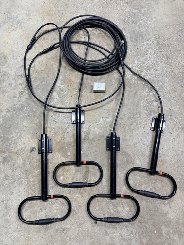 UHF 440 MHz 4-Element Folded Dipole Antenna with 30’ Of Cable And Surge Arrestor