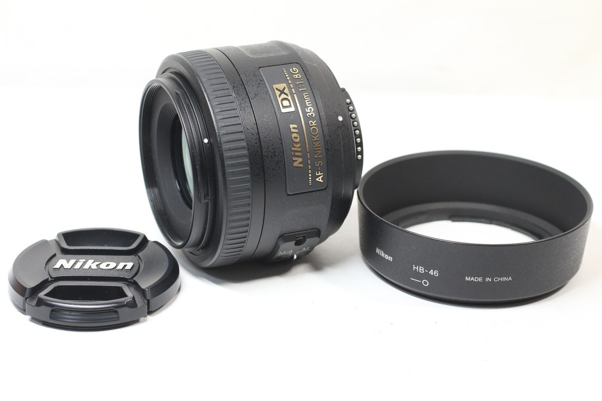 Excellent Nikon AF-S DX NIKKOR 35mm F/1.8 G Wide Angle Lens From