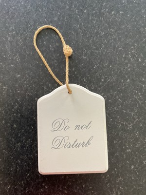 Holz ''Nicht stören'' Türschild graviert Hänger Griff Hotelzimmer Gästehaus