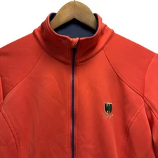 Zero Restriction Women's L Orange Full Zip Pine Valley Performance Golf Jacket