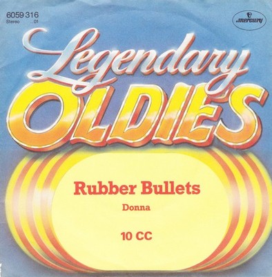 10cc - Rubber Bullets / Donna 7'' Single Vinyl Rock Pop Rock 012