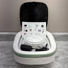 Portable Washing Machine,12L Mini Washer with Foldable Design, Has 3 smart Modes