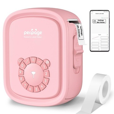 PeriPage Tragbares Etikettiergerät Wireless Bluetooth Drucker - Weiß NICHT PINK