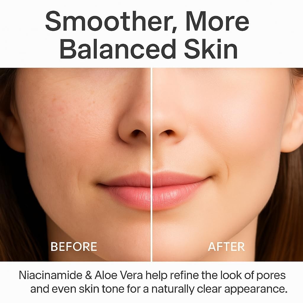 Korean Hyaluronic Acid and Niacinamide Serum for Face Skin Care – Reinforced w