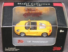 Porsche Carrera GT Yellow 1:87 Scale Diecast Malibu International Ltd. HO