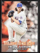 2022 Topps JACOB DEGROM Welcome to the Show Card #WTTS-35 New York Mets