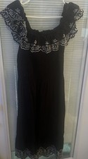 A New Approach a.n.a Black & White Long Dress Size M Stretch